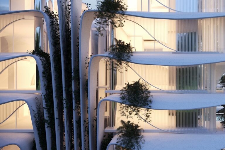 314 architecture studio’s new residential proposal in Glyfada takes inspiration from the morphology and growth of a fern