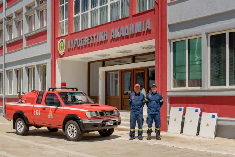 H Hager Hellas και η ΚΑΥΚΑΣ Α.Ε. δίπλα στην Πυροσβεστική Ακαδημία Κηφισιάς