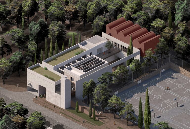 Η πρόταση των Plaini and Karahalios Architects για το νέο Κτίριο Τεχνών στο Campus Ψυχικού του Κολλεγίου Αθηνών