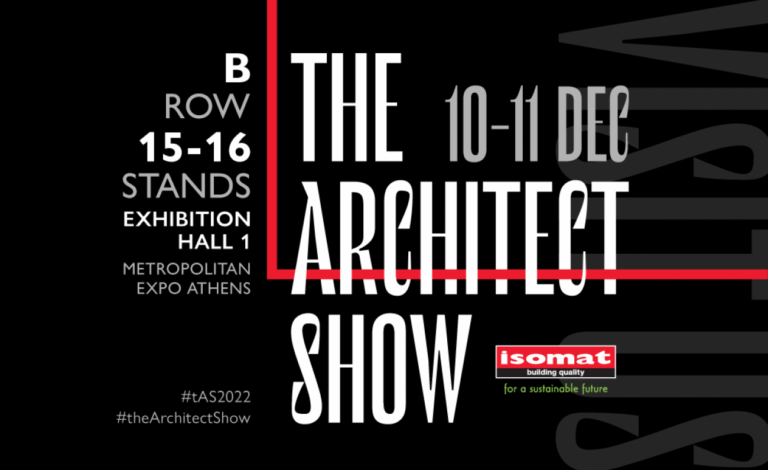 Δυναμική συμμετοχή της ISOMAT στο The Architect Show 2022