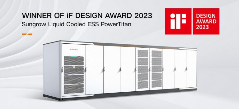 Sungrow: Κατακτά το πρώτο iF Design Award για Συστήματα Αποθήκευσης Ενέργειας Μεγάλης Κλίμακας