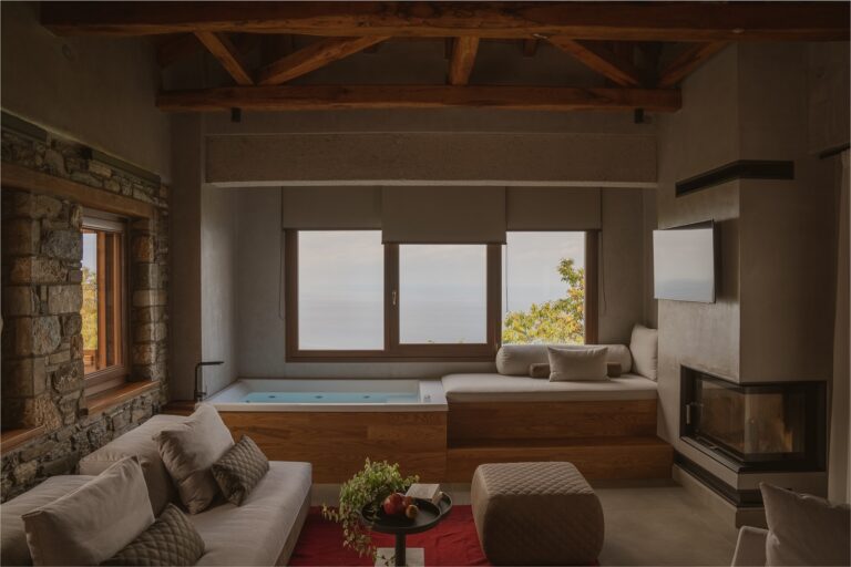 Ένα cozy, ορεινό καταφύγιο στο Ανατολικό Πήλιο μετατρέπεται στο απόλυτο winter place to be