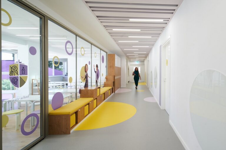 ZIKZAK Architects’s new private school in Limassol explodes with vibrant color accents, playful elements and creativity