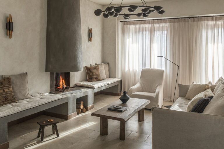 Normless Architecture Studio revives a 1930s-era stone house in Meteora, Greece with contemporary touches