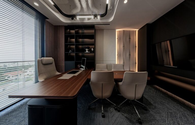 CEO office in Cyprus reimagined by ZIKZAK architects as a calm & contemporary workplace — crafted to inspire confidence