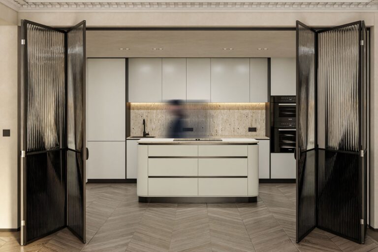 Timeless design & contemporary materiality complete Eftekton architects’ apartment interior in central Athens