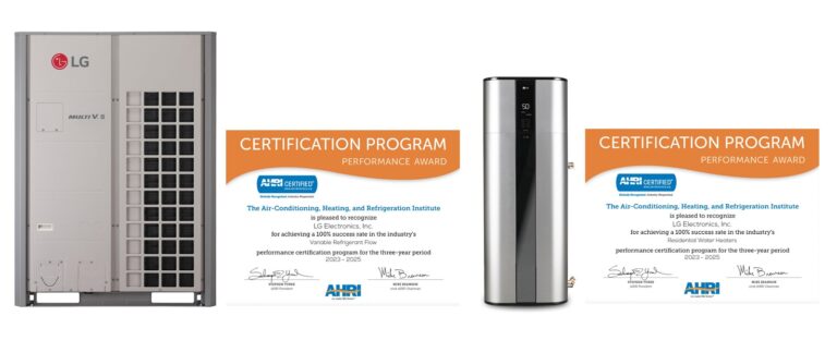 LG Electronics: Κέρδισε το βραβείο AHRI Performance Award για τις υψηλής απόδοσης λύσεις HVAC