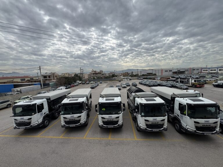 ERGOTRAK – Όμιλος Σφακιανάκη: Δυναμική ενίσχυση του στόλου του Ομίλου AVAX με DAF XDc 450