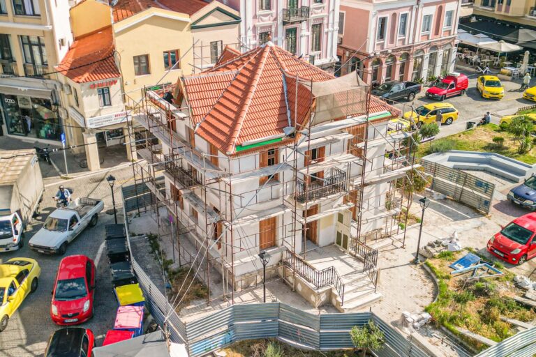 Στην τελική ευθεία οι εργασίες αποκατάστασης του Παλαιού Λιμεναρχείου Μυτιλήνης