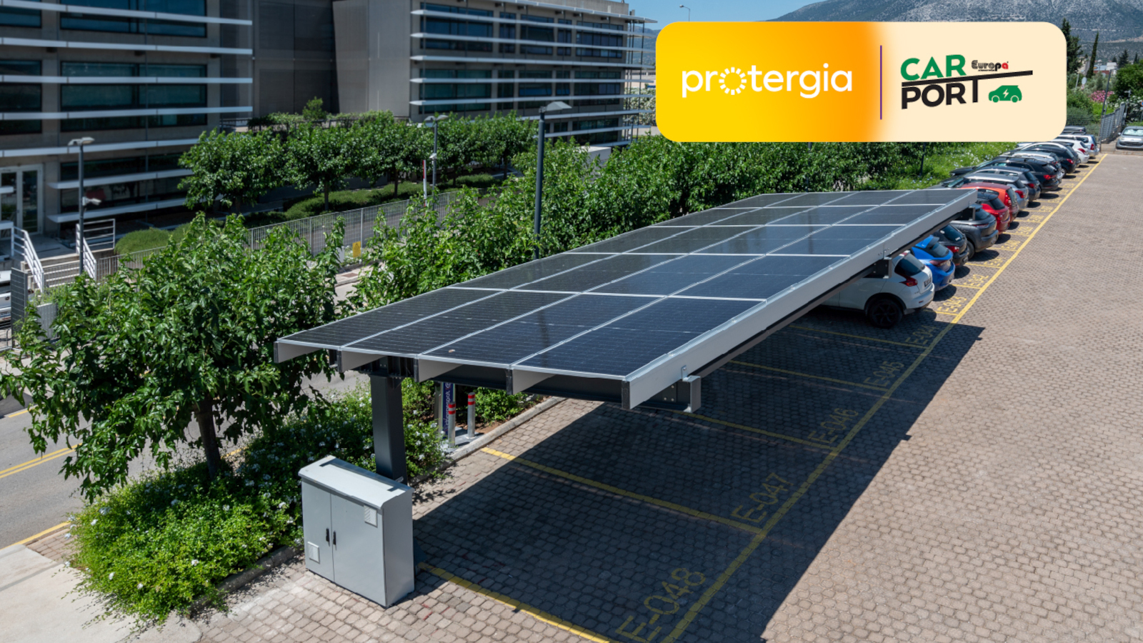 EUROPA: Εγκατέστησε το EUROPA CARPORT στα γραφεία της METLEN στην Παιανία